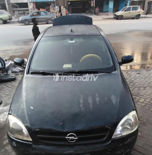 Opel Corsa 2007 Black Manual Used for Sale in Cairo - 1