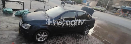 Opel Corsa 2007 Black Manual Used for Sale in Cairo - 2