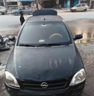 Opel Corsa 2007 Black Manual Used for Sale in Cairo