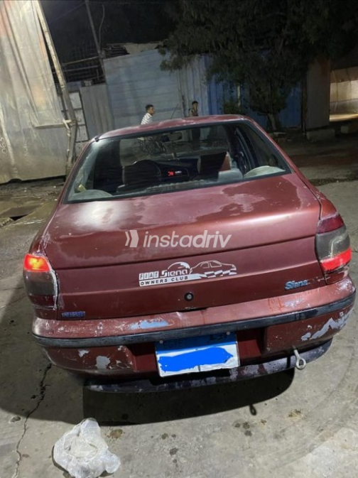 Fiat Siena 2000 Burgundy Manual Used for Sale in Greater Cairo ( Cairo + Giza) - 3