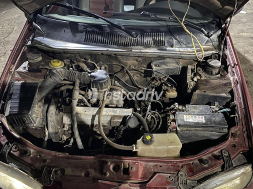 Fiat Siena 2000 Burgundy Manual Used for Sale in Greater Cairo ( Cairo + Giza) - 5