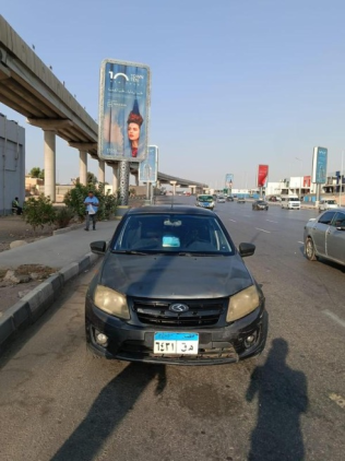 Lada Granta 2017 Dark Gray Manual Used for Sale in Cairo