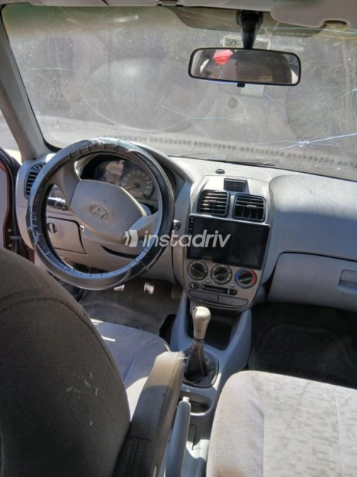 Hyundai Verna 2008 Red Manual Used for Sale in Cairo - 5
