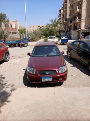 Hyundai Verna 2008 Red Manual Used for Sale in Cairo