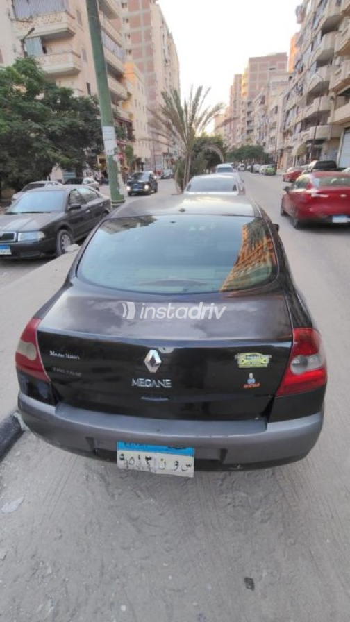 رينو ميجان 2005 أسود أوتوماتيك مستعملة للبيع في الإسكندرية - 1