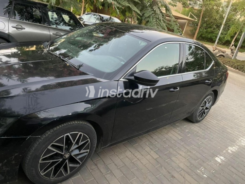 Skoda Octavia A8 2021 Black Automatic Used for Sale in Sheikh Zayed City - 3