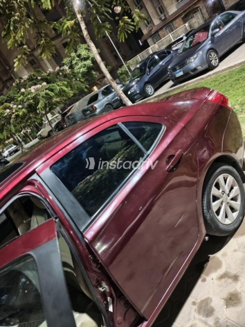 Chevrolet Optra 2019 Dark Red Automatic Used for Sale in Nasr city - 4