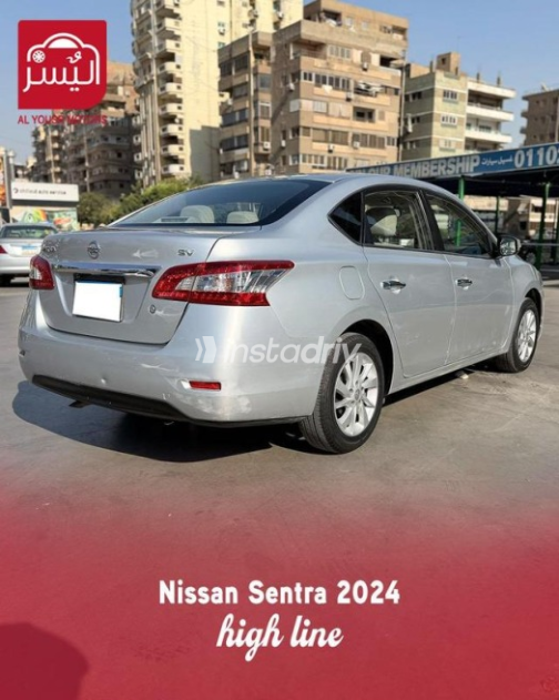 نيسان سنترا 2024 فضي أوتوماتيك مستعملة للبيع في مدينة نصر - 3