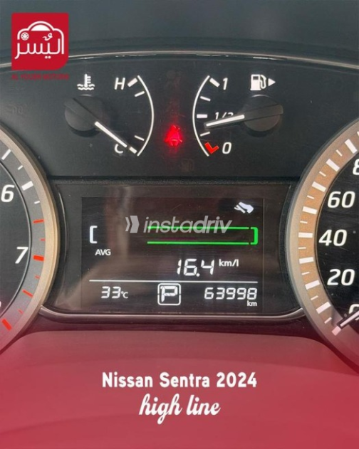 نيسان سنترا 2024 فضي أوتوماتيك مستعملة للبيع في مدينة نصر - 6