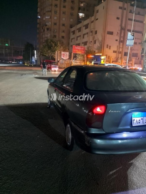دايو لانوس 2001 أخضر غامق يدوي مستعملة للبيع في الجيزة - 10