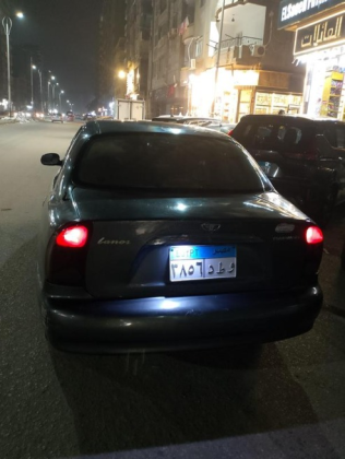 دايو لانوس 2001 أخضر غامق يدوي مستعملة للبيع في الجيزة
