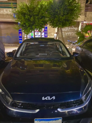 Kia Cerato 2022 Dark Blue Automatic Used for Sale in Heliopolis