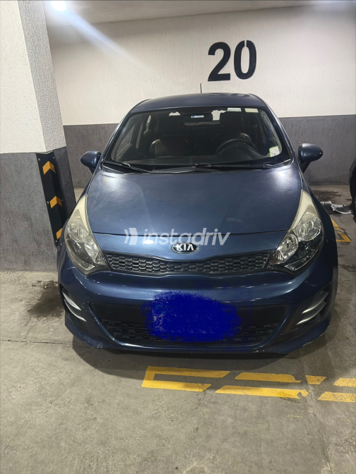 Kia Rio 2015 Blue Automatic Used for Sale in Greater Cairo ( Cairo + Giza) - 3
