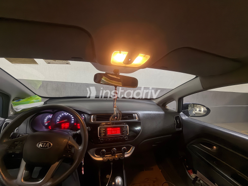 Kia Rio 2015 Blue Automatic Used for Sale in Greater Cairo ( Cairo + Giza) - 4