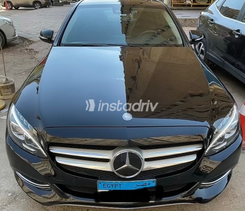 Mercedes C 180 2015 Black Automatic Used for Sale in Greater Cairo ( Cairo + Giza) - 1