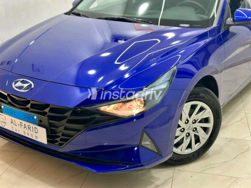 هيونداي إلنترا سى ان 7 2021 أزرق أوتوماتيك مستعملة للبيع في القاهرة الكبرى ( القاهرة - الجيزة) - 4