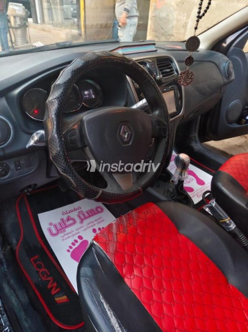Renault Logan 2015 Black Automatic Used for Sale in El Minya - 6