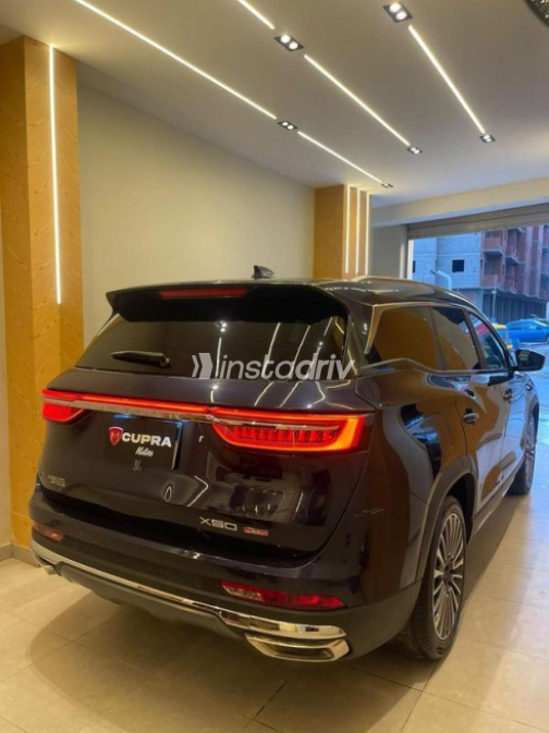 Jetour X90 2025 Dark Blue Automatic Used for Sale in Kafr el-Dawwar - 5