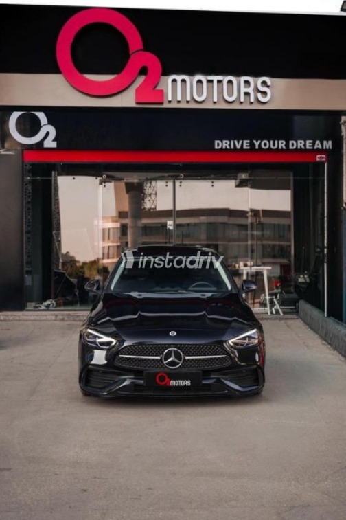 Mercedes C 180 2024 Black Automatic Used for Sale in Cairo - 1