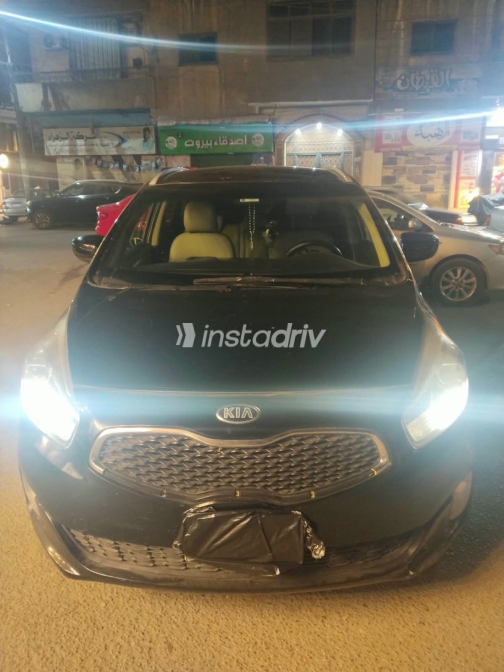 Kia Carens 2014 Black Automatic Used for Sale in Greater Cairo ( Cairo + Giza) - 3