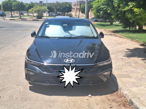 Hyundai Elantra CN7 2024 Black Automatic Used for Sale in Greater Cairo ( Cairo + Giza) - 1