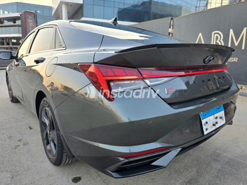 Hyundai Elantra CN7 2022 Dark Gray Automatic Used for Sale in Nasr city - 2