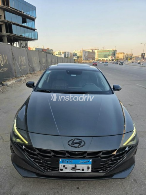 Hyundai Elantra CN7 2022 Dark Gray Automatic Used for Sale in Nasr city - 3