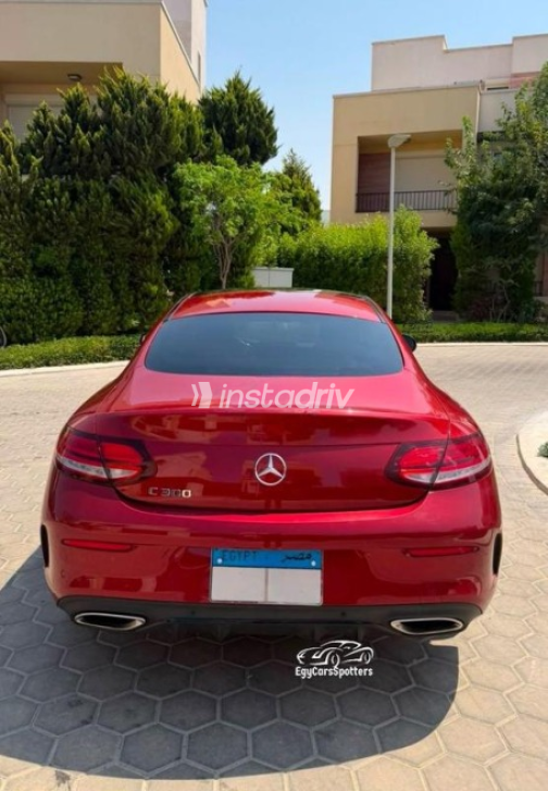 Mercedes C 300 2020 Red Automatic Used for Sale in Cairo - 1