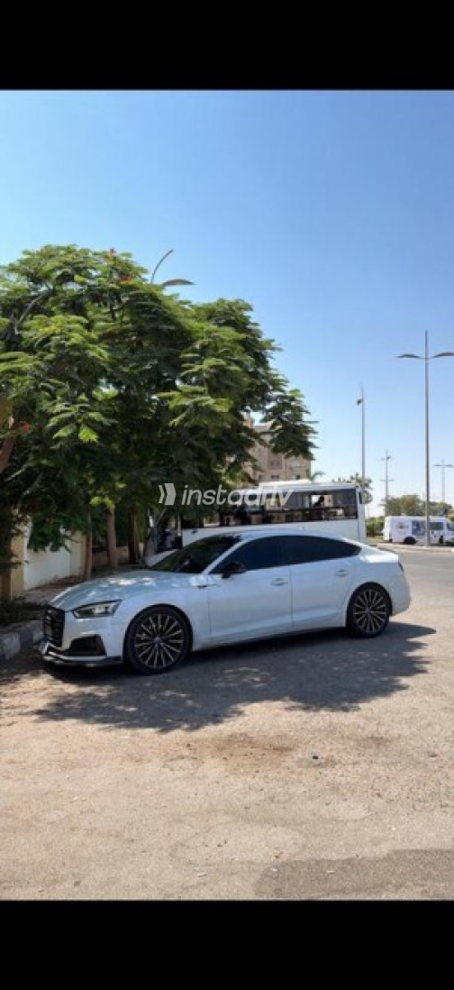 اودي A5 2019 أبيض أوتوماتيك مستعملة للبيع في مدينتى - 7