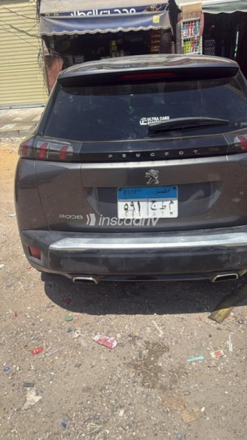 Peugeot 2008 2021 Dark Gray Automatic Used for Sale in Cairo - 4