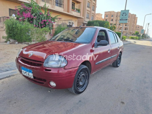 Renault Clio 2001 Red Manual Used for Sale in Hadayek October - 1