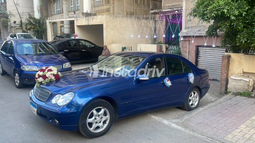 Mercedes C 180 2001 Blue Automatic Used for Sale in Greater Cairo ( Cairo + Giza) - 2