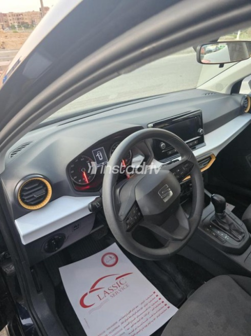 Seat Ibiza 2022 Dark Blue Automatic Used for Sale in Obour City - 8