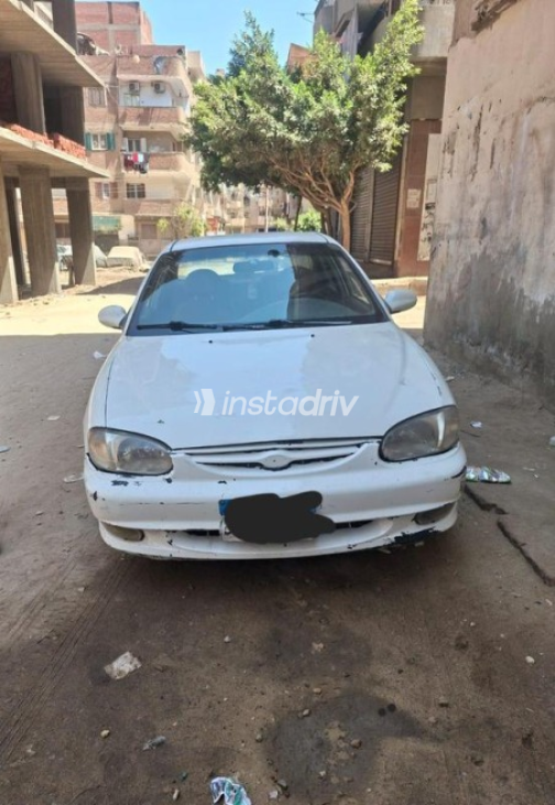 Kia Sephia 2000 White Automatic Used for Sale in Banha - 1