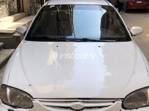 Kia Sephia 2000 White Automatic Used for Sale in Banha - 5