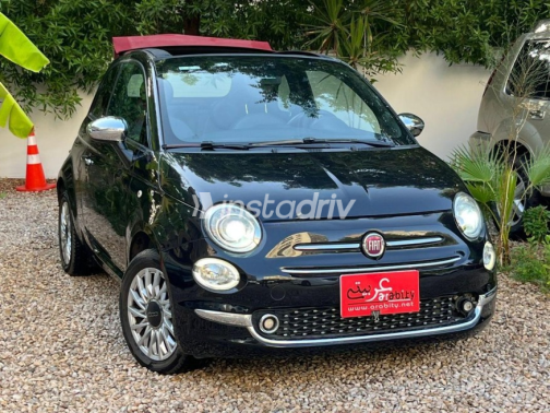 فيات 500 2020 أسود أوتوماتيك مستعملة للبيع في مصر الجديدة - 3
