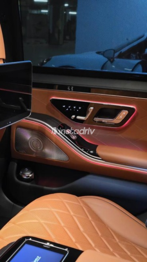 Mercedes S 500 2021 Black Automatic Used for Sale in Cairo - 5