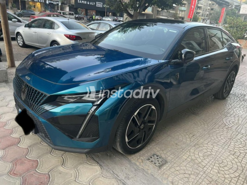 Peugeot 408 2023 Dark Blue Automatic Used for Sale in Nasr city - 1