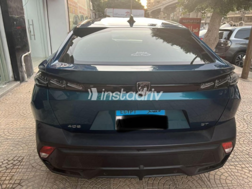 Peugeot 408 2023 Dark Blue Automatic Used for Sale in Nasr city - 2