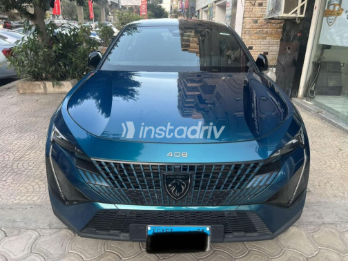 Peugeot 408 2023 Dark Blue Automatic Used for Sale in Nasr city - 7