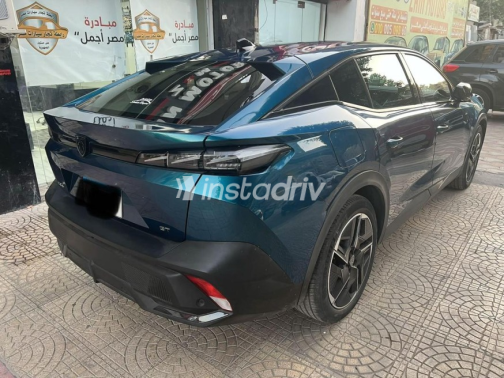 Peugeot 408 2023 Dark Blue Automatic Used for Sale in Nasr city - 9