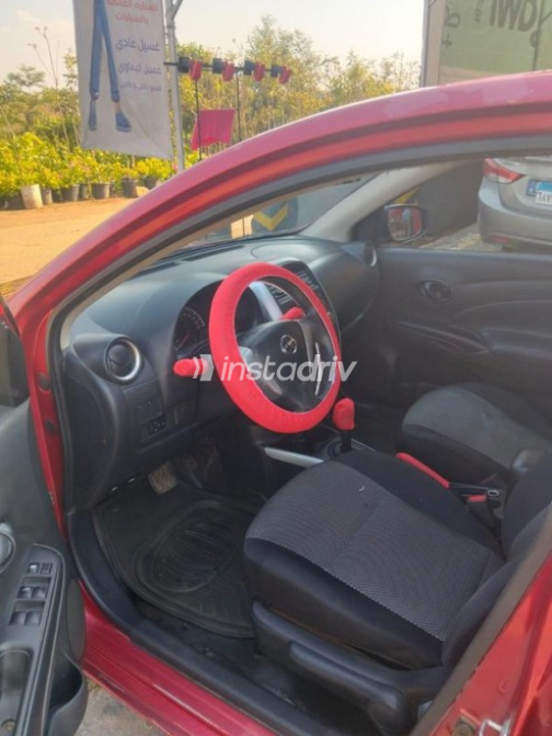 Nissan Sunny 2019 Red Automatic Used for Sale in Sheikh Zayed City - 3