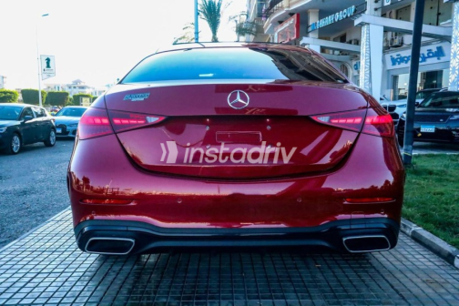 Mercedes C 200 2023 Dark Red Automatic Used for Sale in Madinaty - 6