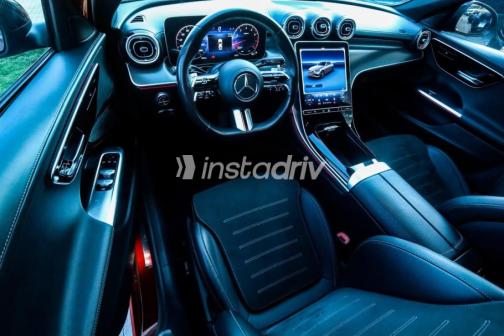 Mercedes C 200 2023 Dark Red Automatic Used for Sale in Madinaty - 8