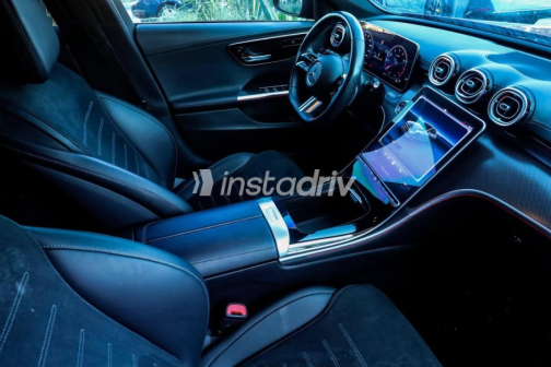 Mercedes C 200 2023 Dark Red Automatic Used for Sale in Madinaty - 9