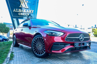 Mercedes C 200 2023 Dark Red Automatic Used for Sale in Madinaty