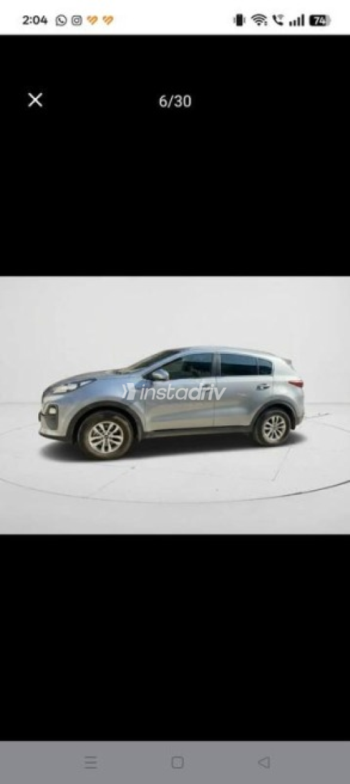 Kia Sportage 2021 Gray Automatic Used for Sale in Obour City - 7