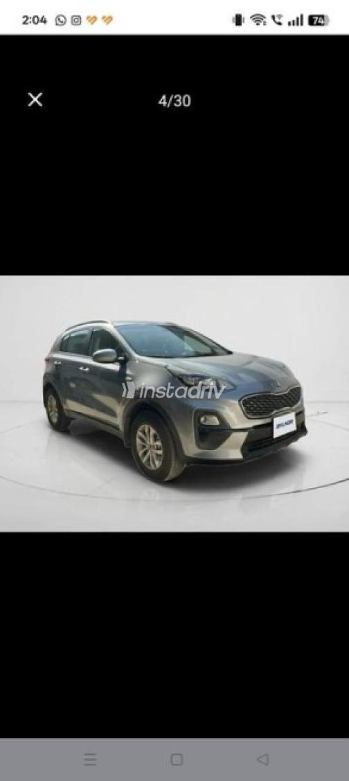 Kia Sportage 2021 Gray Automatic Used for Sale in Obour City - 9
