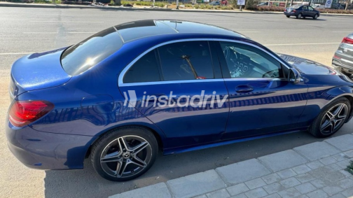 Mercedes C 180 2019 Blue Automatic Used for Sale in Cairo - 2