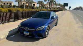 Mercedes C 180 2019 Blue Automatic Used for Sale in Cairo